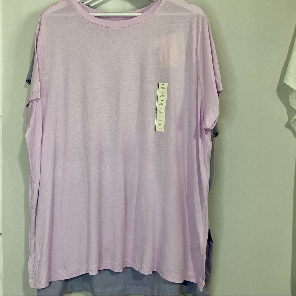 Universal Thread & A New Day Women’s Plus Size Lot of Shirts Purple 2X NWT - Picture 5 of 6